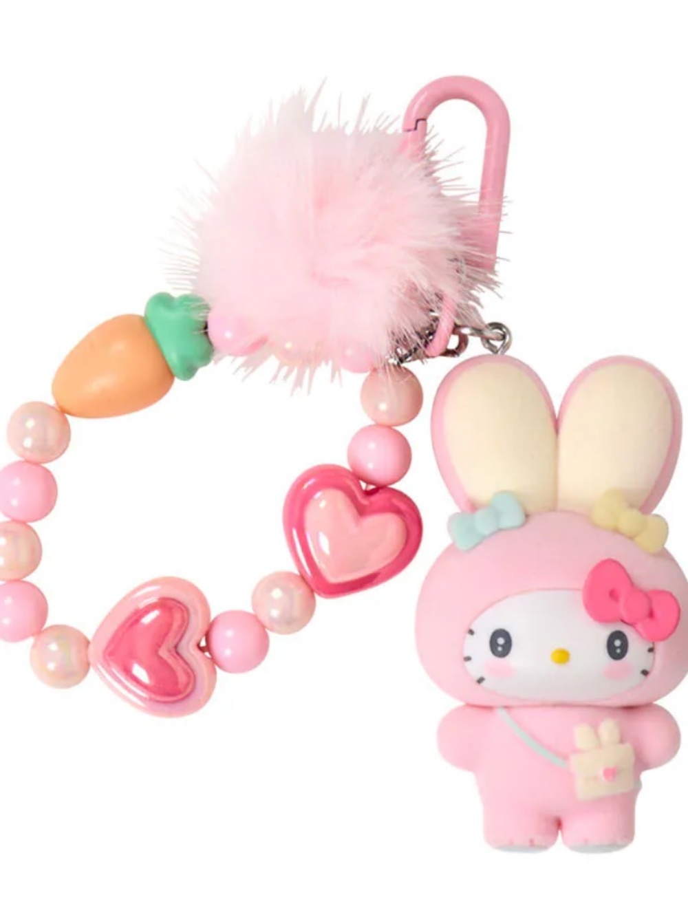 NWT Hello Kitty Bunny Keychain (Exclusive from Hong Kong)